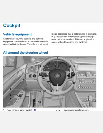 2012 bmw x3 owners manual